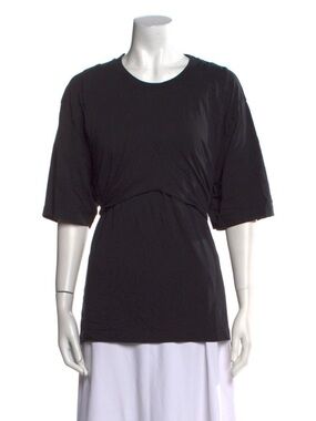 Altuzarra Crew Neck Short Sleeve T-Shirt 100% Cotton